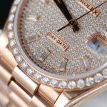 Rolex Day-Date RG Plated Diamond Dial 36mm Super Clone - 图片 7