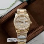 Rolex Day-Date YG Plated Diamond Dial 36mm Super Clone