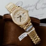 Rolex Day-Date YG Plated Diamond Dial 36mm Super Clone - 图片 2