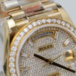 Rolex Day-Date YG Plated Diamond Dial 36mm Super Clone - 图片 6