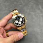 Rolex Daytona 126528LN Le Mans 100th Year YG Plated Black Dial 40mm Oyster Super Clone