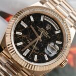 Rolex Day-Date RG Plated Eisenkiesel Dial CZ Diamonds 36mm Super Clone - 图片 2