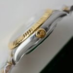 Rolex Datejust SS/YG Plated Flower Green Dial CZ Diamonds 31mm Jub Super Clone - 图片 7