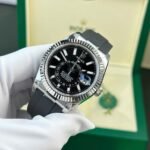 Rolex Sky-Dweller 904L Steel Black Dial 42mm Oysterflex Super Clone - 图片 3
