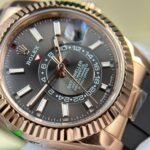 Rolex Sky-Dweller RG Plated Grey Dial 42mm Oysterflex Super Clone - 图片 5