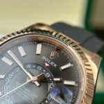 Rolex Sky-Dweller RG Plated Grey Dial 42mm Oysterflex Super Clone - 图片 7