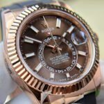 Rolex Sky-Dweller 336235 RG Plated Chocolate Dial 42mm Oysterflex Super Clone - 图片 5
