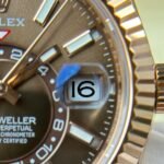 Rolex Sky-Dweller 336235 RG Plated Chocolate Dial 42mm Oysterflex Super Clone - 图片 8
