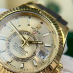 Rolex Sky-Dweller Champagne Dial 42mm Oysterflex Super Clone - Image 6
