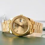 Rolex Day-Date 228238 YG Plated Champagne Roman Numeral Dial 40mm Super Clone - 图片 3