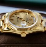 Rolex Day-Date 228238 YG Plated Champagne Roman Numeral Dial 40mm Super Clone - 图片 6
