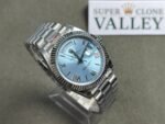 Rolex Day-Date 228236 904L Steel Ice Blue Dial 40mm Super Clone - 图片 3