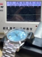 Rolex Day-Date 228236 904L Steel Ice Blue Dial 40mm Super Clone - 图片 5