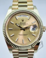 Rolex Day-Date 228238 YG Plated Champagne Dial 40mm Replica - 图片 18